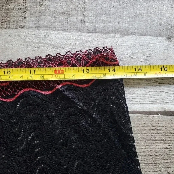 POPSI | "Casual Babe" Bralette Set in Black/Red sz XL - Picture 7 of 8